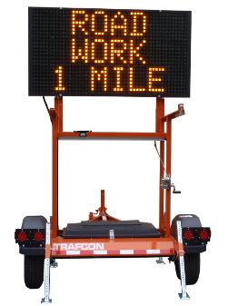 Portable Changeable Message Sign - Trailer Mount